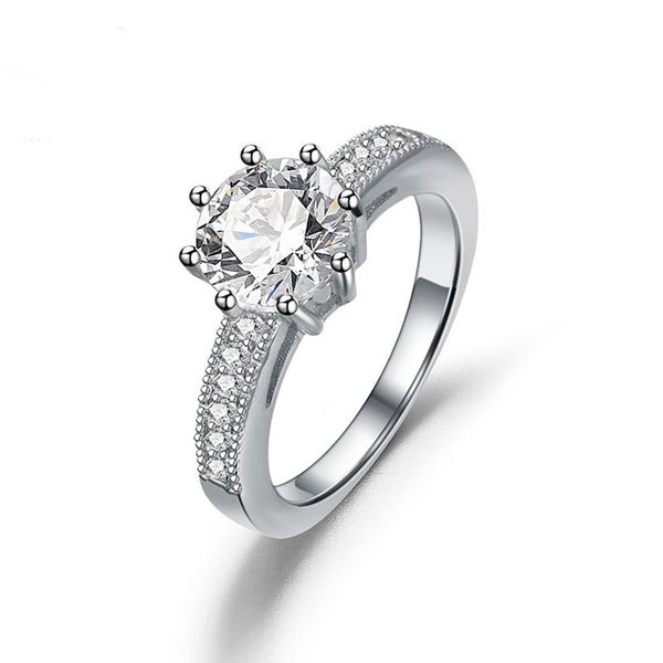 european and american fashion high-end tonglin 925 sterling silver ring simulation diamond ring wedding womens non-fading eight claw 1 karat
european and american fashion high-end tonglin 925 sterling silver ring simulation diamond ring wedding womens non-fading eight claw 1 karat