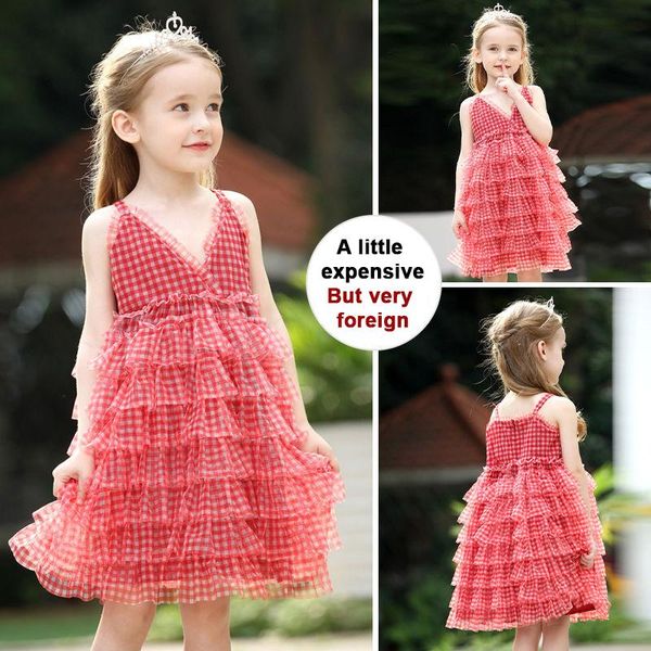 girl's dresses baby girls sweet mesh dress summer puff fashion strap cake elegant princess kids girl cloths, Red;yellow
girl's dresses baby girls sweet mesh dress summer puff fashion strap cake elegant princess kids girl cloths, Red;yellow