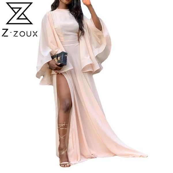 casual dresses z-zoux women dress temperament evening party night maxi split flare sleeve large hem high waist autumn 2021 fashion, Black;gray
casual dresses z-zoux women dress temperament evening party night maxi split flare sleeve large hem high waist autumn 2021 fashion, Black;gray