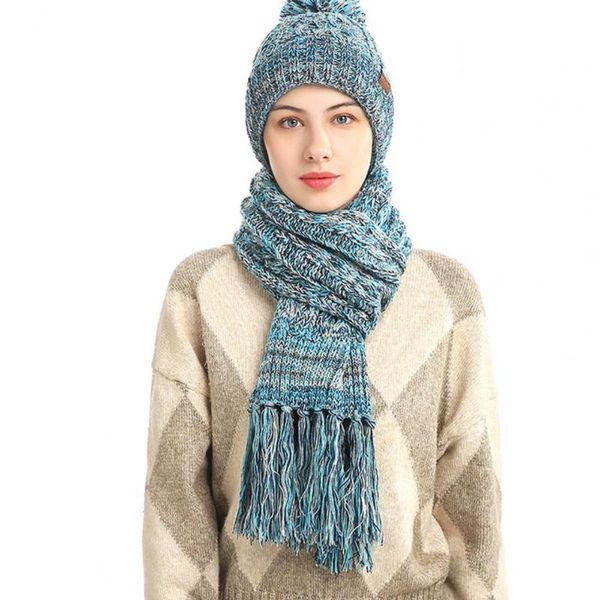 hats, scarves & gloves sets 1 set hat scarf twist pattern knitted women thickened lining touchscreen for autumn winter, Blue;gray
hats, scarves & gloves sets 1 set hat scarf twist pattern knitted women thickened lining touchscreen for autumn winter, Blue;gray