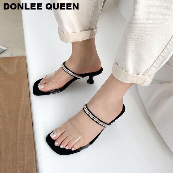slippers 2021 fashion women clear transparent strappy sandals square toe low heel slides shoes crytal flip flops, Black
slippers 2021 fashion women clear transparent strappy sandals square toe low heel slides shoes crytal flip flops, Black