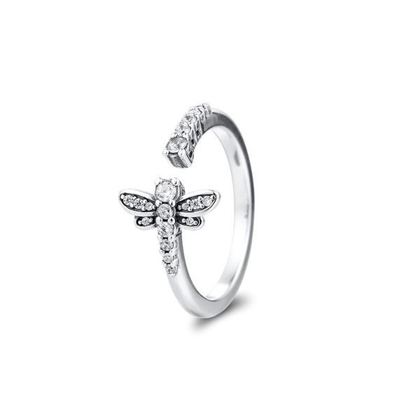cluster rings original genuine 925 real silver sparkling dragonfly open for women engagement party gift fine jewelry, Golden;silver
cluster rings original genuine 925 real silver sparkling dragonfly open for women engagement party gift fine jewelry, Golden;silver