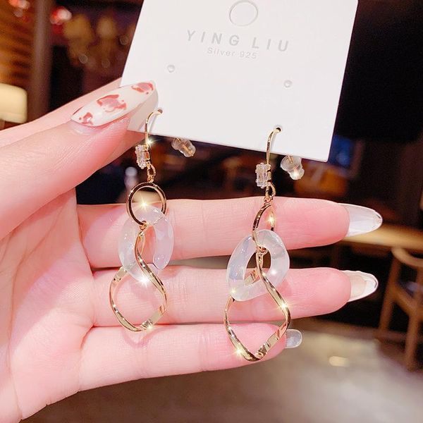dangle & chandelier korean version 2021 earrings fashion spiral drop pendant temperament female jewelry, Silver
dangle & chandelier korean version 2021 earrings fashion spiral drop pendant temperament female jewelry, Silver