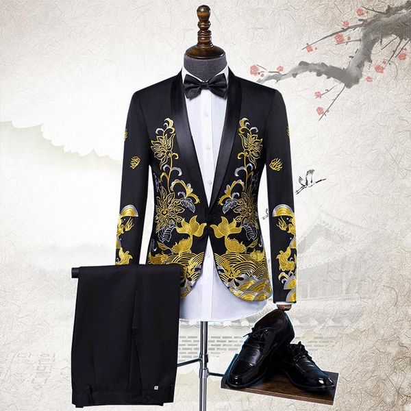 men's suits & blazers kk2408, White;black
men's suits & blazers kk2408, White;black