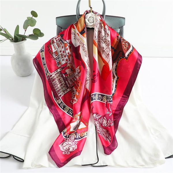 scarves design women silk square scarf neck shawl wrap music print hijab neckerchief foulard bandana spring summer, Blue;gray
scarves design women silk square scarf neck shawl wrap music print hijab neckerchief foulard bandana spring summer, Blue;gray