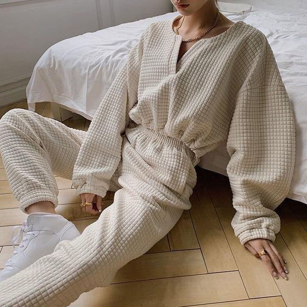 women's two piece pants autumn american ins casual chic harajuku vintage women set fashion y2k v-neck streetwear sweatshirt two-piece s, White
women's two piece pants autumn american ins casual chic harajuku vintage women set fashion y2k v-neck streetwear sweatshirt two-piece s, White