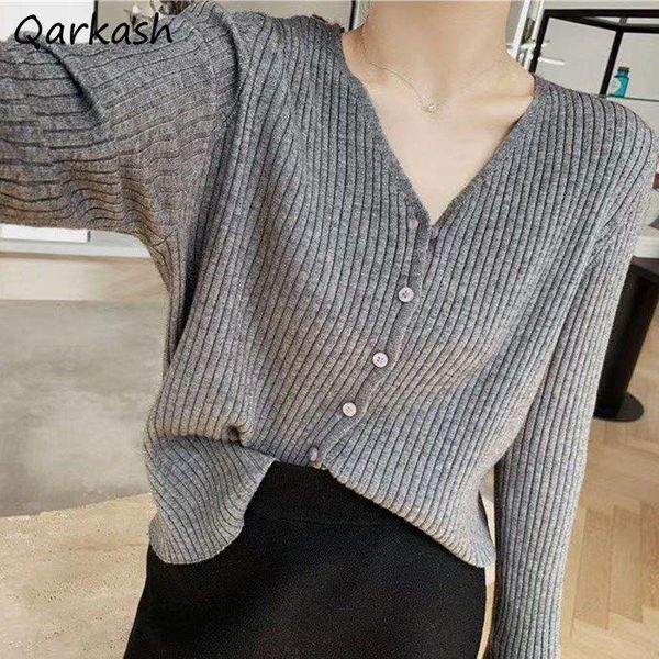 women's knits & tees cardigan women elegant knitwear female clothing stylish solid slim chic minimalist retro all-match streetwear ins, White
women's knits & tees cardigan women elegant knitwear female clothing stylish solid slim chic minimalist retro all-match streetwear ins, White