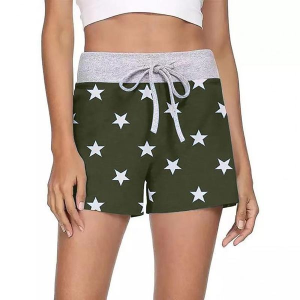 women's shorts summer women drawstring quick drying stars print high waist short pants trousers ladies beach casual sweatpants, White;black
women's shorts summer women drawstring quick drying stars print high waist short pants trousers ladies beach casual sweatpants, White;black
