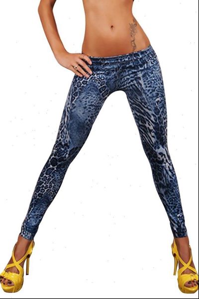 lady printed denim seamless leggings women leopard stretch fitness pants imitation jean slim leggings nbsp drop shipping, Black
lady printed denim seamless leggings women leopard stretch fitness pants imitation jean slim leggings nbsp drop shipping, Black