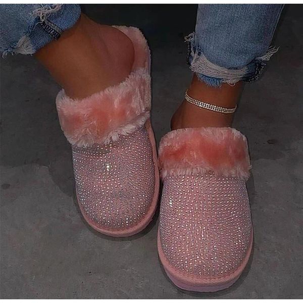 slippers ladies' furniture plush fur crystal autumn winter warm shoes indoor casual plus, Black
slippers ladies' furniture plush fur crystal autumn winter warm shoes indoor casual plus, Black