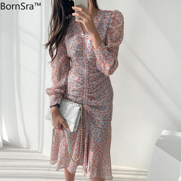casual dresses bornsra 2021 spring summer ruffles floral print slim waist midi dress vintage v-neck ruched women a-line female vestidos, Black;gray
casual dresses bornsra 2021 spring summer ruffles floral print slim waist midi dress vintage v-neck ruched women a-line female vestidos, Black;gray