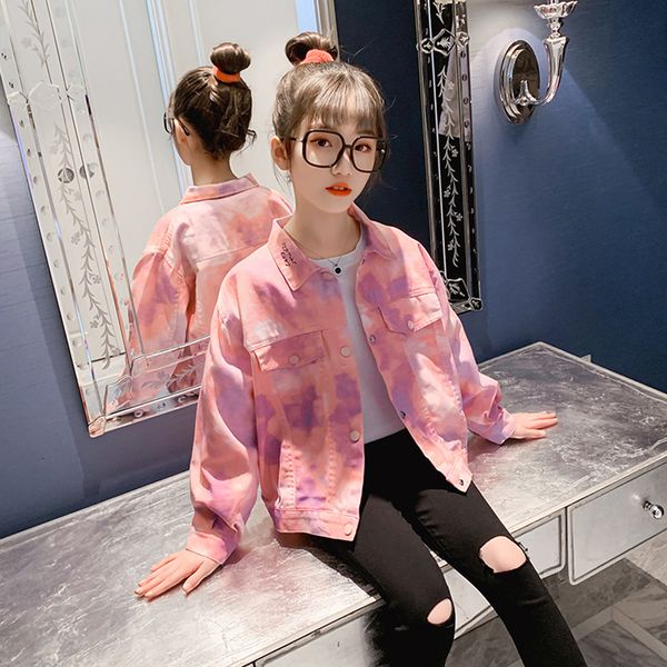 girls denim jacket floral pattern girl coats kids letter outerwear for children spring autumn clothes girl, Blue;gray
girls denim jacket floral pattern girl coats kids letter outerwear for children spring autumn clothes girl, Blue;gray