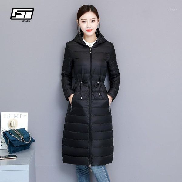 fitaylor winter women duck down jacket medium long slim hooded parkas 90% ultra light down coat casual outwear1, Black
fitaylor winter women duck down jacket medium long slim hooded parkas 90% ultra light down coat casual outwear1, Black