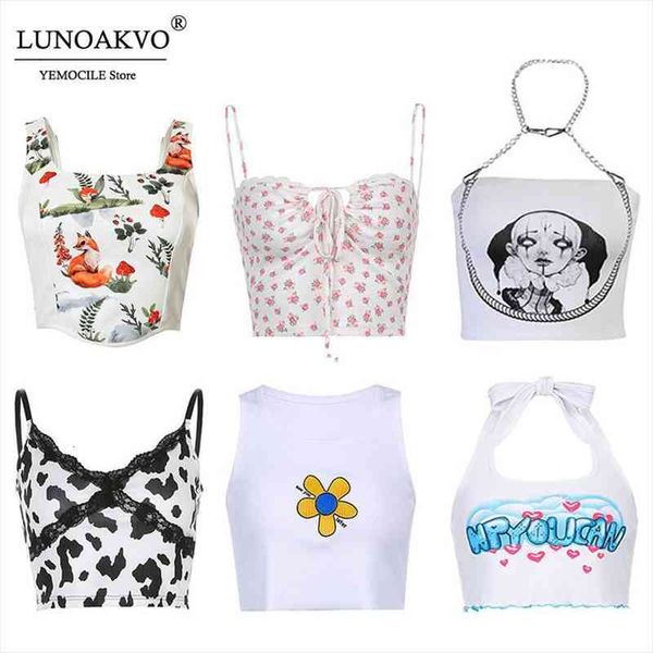 y2k aesthetic white crop women tanks cute solid color corset casual sling summer camis 2000s spaghetti strap
y2k aesthetic white crop women tanks cute solid color corset casual sling summer camis 2000s spaghetti strap