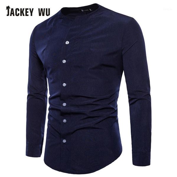 brand casual shirts men 2021 korean fashion collarless long sleeve dress shirt business social camisa masculina white, White;black
brand casual shirts men 2021 korean fashion collarless long sleeve dress shirt business social camisa masculina white, White;black