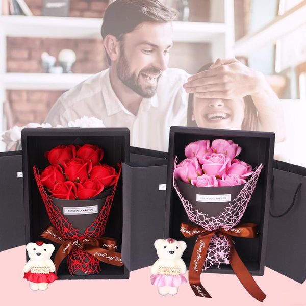 decorative flowers & wreaths home decoration accessories simulation 7 rose soap flower gift box small bouquet christmas valentine for decor
decorative flowers & wreaths home decoration accessories simulation 7 rose soap flower gift box small bouquet christmas valentine for decor