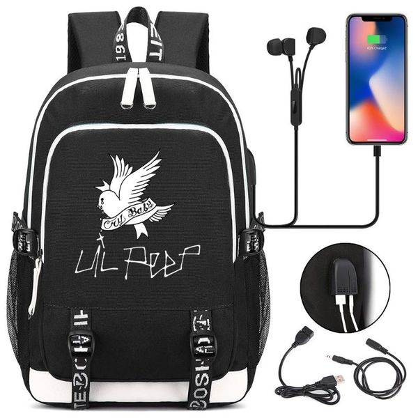 backpack lil peep cry baby women men multifunction usb charging lapschool travel bags for boys girls
backpack lil peep cry baby women men multifunction usb charging lapschool travel bags for boys girls