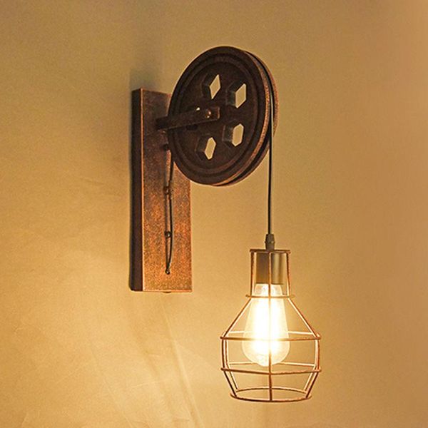 wall lamp e27 industrial style retro wrought iron pulley restaurant corridor aisle led
wall lamp e27 industrial style retro wrought iron pulley restaurant corridor aisle led