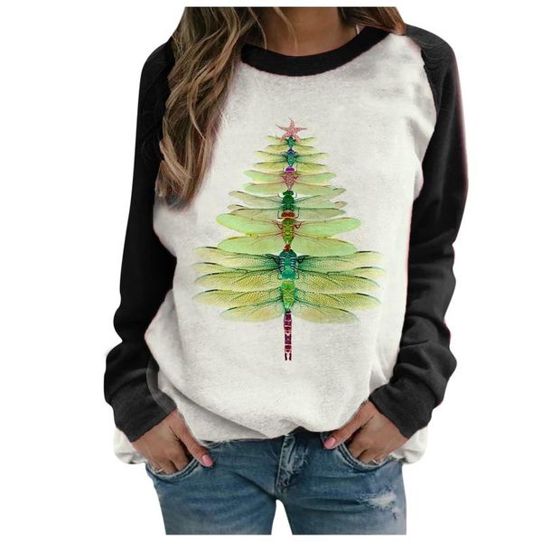 women's hoodies & sweatshirts women casual long sleeve sweatshirt womens sleeves round neck plant pine printing splicing pullover blous, Black
women's hoodies & sweatshirts women casual long sleeve sweatshirt womens sleeves round neck plant pine printing splicing pullover blous, Black