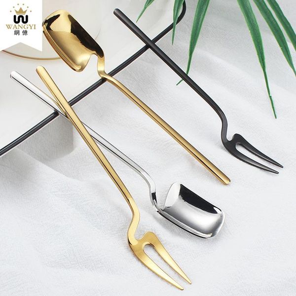 forks 1pcs stainless steel fruit fork wall-mounted gold plated long handle stylish latte ice cream sundae coffee spoon spoons
forks 1pcs stainless steel fruit fork wall-mounted gold plated long handle stylish latte ice cream sundae coffee spoon spoons