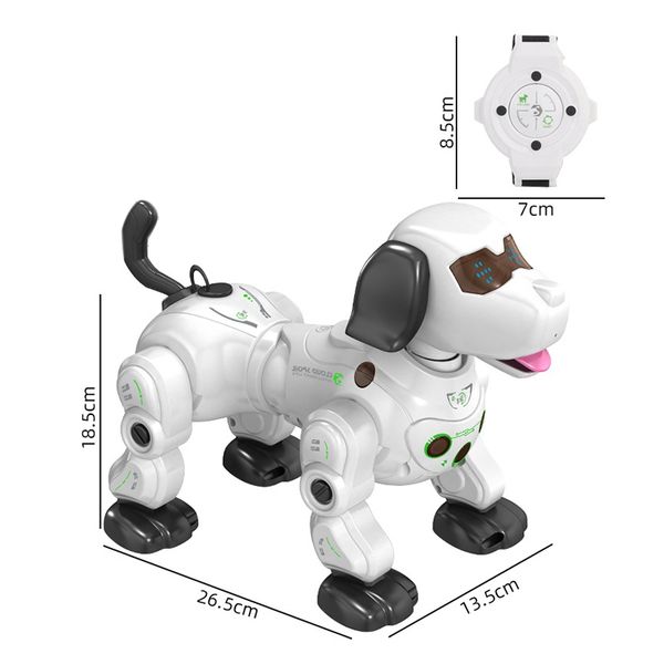 Remote Control Robot Dog Infrared Tracking Spray Wireless Electric Smart RC Puppy with Press
Remote Control Robot Dog Infrared Tracking Spray Wireless Electric Smart RC Puppy with Press