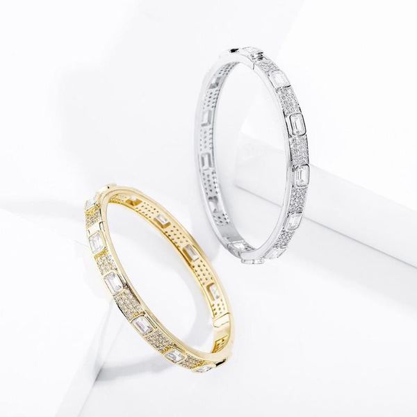 bangle 2021 gold-plated copper hip hop jewelry iced out bling cubic zirconia stones circular bracelet women for gift, Black
bangle 2021 gold-plated copper hip hop jewelry iced out bling cubic zirconia stones circular bracelet women for gift, Black