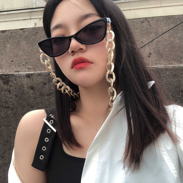 punk fashion simple metal accessories female personality u-shaped grinding thick glasses chain, Silver
punk fashion simple metal accessories female personality u-shaped grinding thick glasses chain, Silver