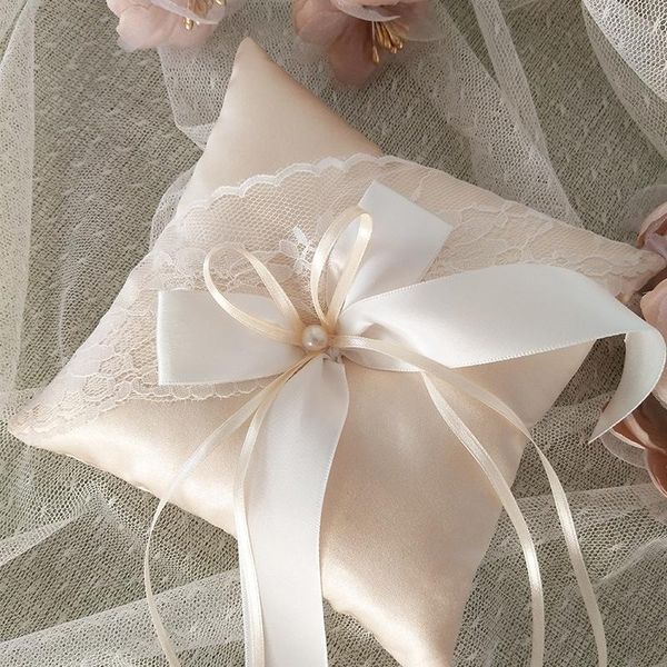 party decoration champagne lace ribbon wedding ring pillow 15x15cm flower pearl decorative bearer cushion engagement ceremony pocket
party decoration champagne lace ribbon wedding ring pillow 15x15cm flower pearl decorative bearer cushion engagement ceremony pocket