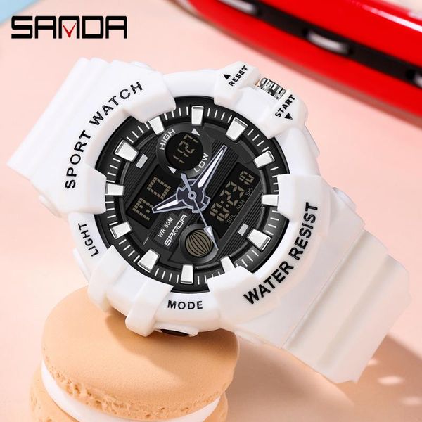 wristwatches sanda sports ladies casual watch luminous waterproof automatic date alarm clock quartz dual display multi-function, Slivery;brown
wristwatches sanda sports ladies casual watch luminous waterproof automatic date alarm clock quartz dual display multi-function, Slivery;brown