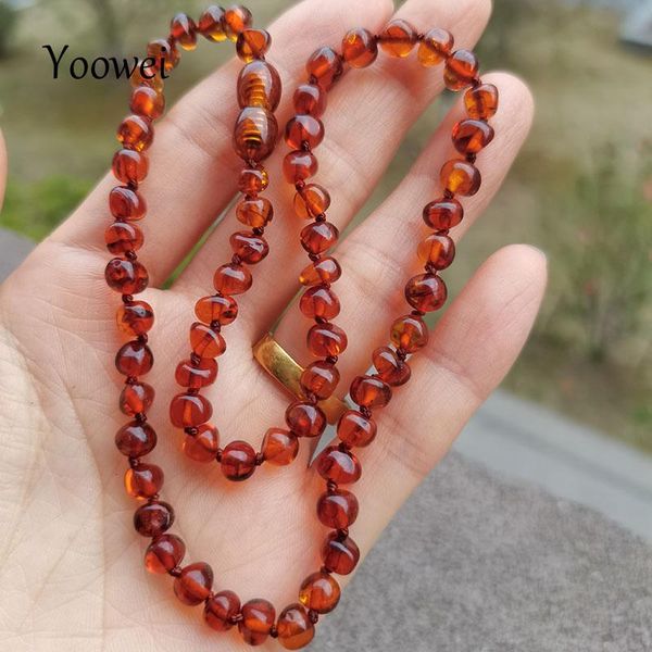 chains yoowei baby natural amber necklace handmade knoted baroque style 100% real original beads women jewelry wholesale, Silver
chains yoowei baby natural amber necklace handmade knoted baroque style 100% real original beads women jewelry wholesale, Silver
