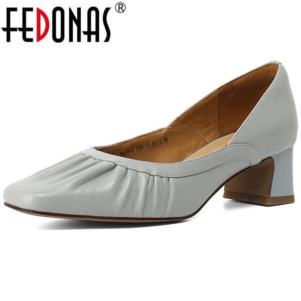 dress shoes fedonas shallow square toe woman genuine leather high heels pumps for women 2021 summer est wedding party, Black
dress shoes fedonas shallow square toe woman genuine leather high heels pumps for women 2021 summer est wedding party, Black