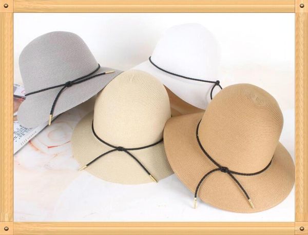 summer paper straw hat bucket hat rope women's cool nice hats for women sun beach straw women hats, Blue;gray
summer paper straw hat bucket hat rope women's cool nice hats for women sun beach straw women hats, Blue;gray