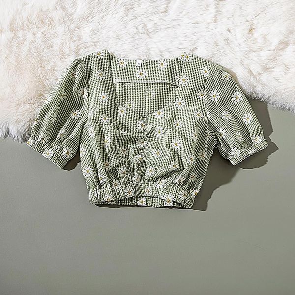 women blouses blouse good quality sunflower short woman shirt stylish sleeve crop sale korean flower shirts for, White
women blouses blouse good quality sunflower short woman shirt stylish sleeve crop sale korean flower shirts for, White