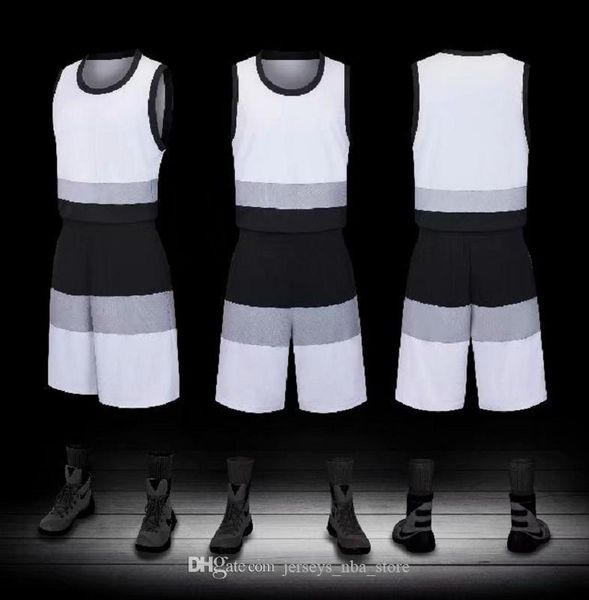 men blank double-sided basketball team uniforms kits sports clothes tracksuits personality customized basketball sets with shorts 25-30, Black;red
men blank double-sided basketball team uniforms kits sports clothes tracksuits personality customized basketball sets with shorts 25-30, Black;red