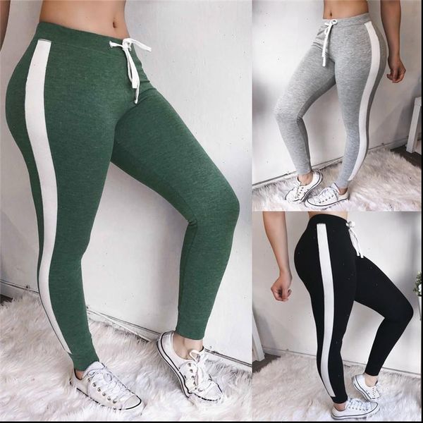 women sport pants side stripe sweatpants gym joggers patchwork style drawstring trousers sport pants female body building pants, Black;white
women sport pants side stripe sweatpants gym joggers patchwork style drawstring trousers sport pants female body building pants, Black;white