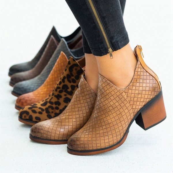 monerffi short boots women ankle boots zippers plaid leopard pattern pu leather low chunky heel women slip on boot botas mujer y2fj#, Black
monerffi short boots women ankle boots zippers plaid leopard pattern pu leather low chunky heel women slip on boot botas mujer y2fj#, Black