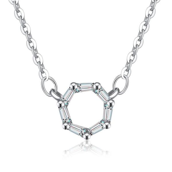 pendant necklaces korea simple geometry heptagonal necklace exquisite wedding party crystal clavicle chain charming women's jewelry gif, Silver
pendant necklaces korea simple geometry heptagonal necklace exquisite wedding party crystal clavicle chain charming women's jewelry gif, Silver