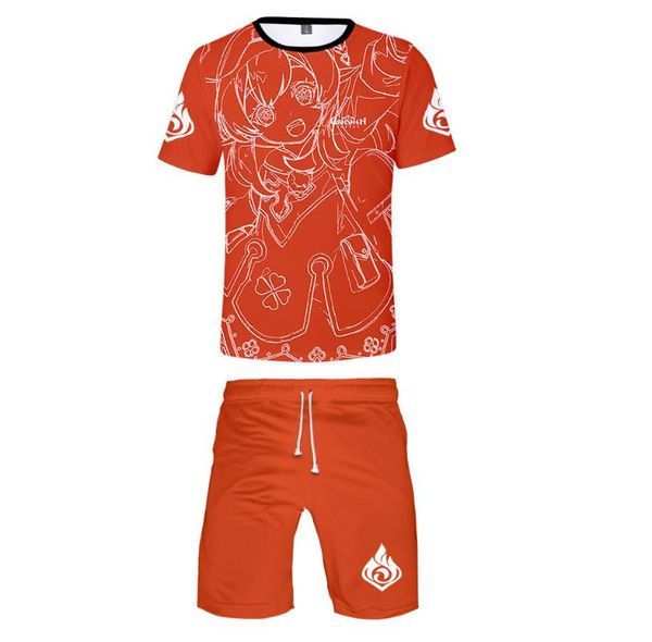 men's tracksuits 2021 genshin impact men/women 2 set summer casual fashion high street t-shirt shirt+short pants sets, Gray
men's tracksuits 2021 genshin impact men/women 2 set summer casual fashion high street t-shirt shirt+short pants sets, Gray
