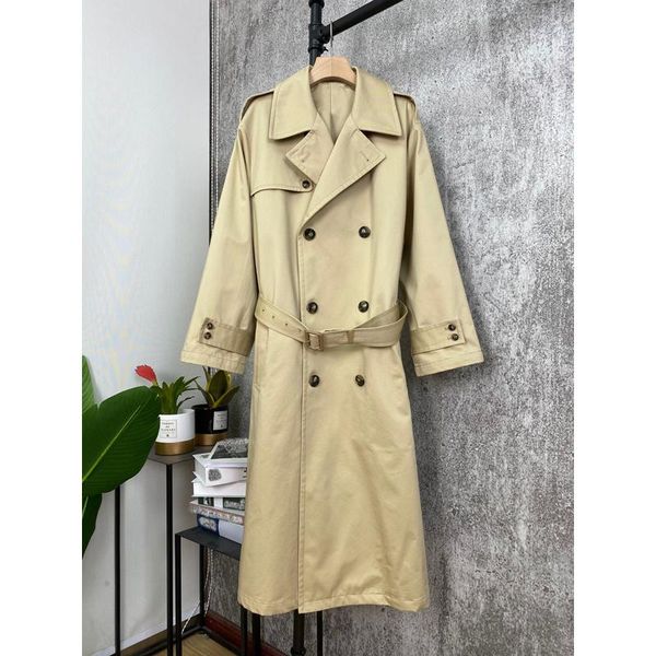 women's trench coats 11.30 autumn winter fashion cotton mid length coat women temperament double breasted high end outerwea, Tan;black
women's trench coats 11.30 autumn winter fashion cotton mid length coat women temperament double breasted high end outerwea, Tan;black