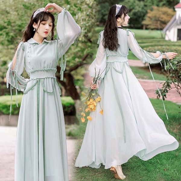 casual dresses yosimi green chiffon frairy long women dress 2021 summer maxi vintage elastic waist ankle-lenght sleeve party elegant, Black;gray
casual dresses yosimi green chiffon frairy long women dress 2021 summer maxi vintage elastic waist ankle-lenght sleeve party elegant, Black;gray