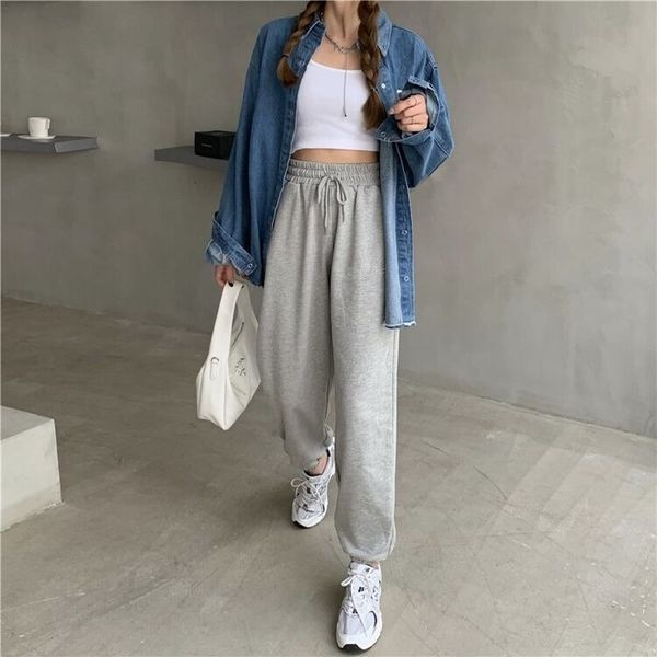 women's pants & capris oversize gray joggers sweatpants baggy jogging sports loose black wide leg trousers for female 5rs8, Black;white
women's pants & capris oversize gray joggers sweatpants baggy jogging sports loose black wide leg trousers for female 5rs8, Black;white