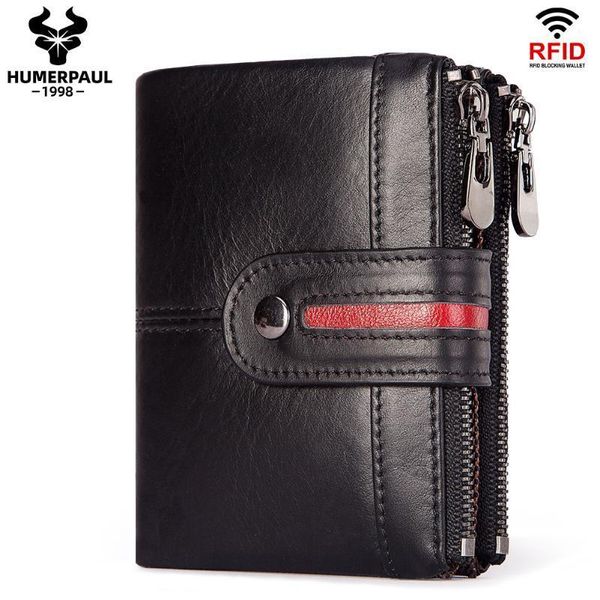 men's wallet rfid multifunction storage bag coin purse hasp design wallet's card holder genuine leather male wallets1, Red;black
men's wallet rfid multifunction storage bag coin purse hasp design wallet's card holder genuine leather male wallets1, Red;black