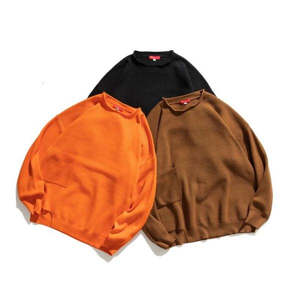 men clothes autumn winter long sleeve o-neck solid color knitted pullover sweater male fashion hip hop loose casual sweaters, White;black
men clothes autumn winter long sleeve o-neck solid color knitted pullover sweater male fashion hip hop loose casual sweaters, White;black