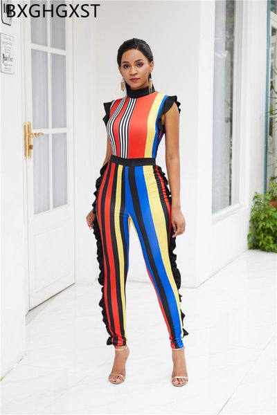women's jumpsuits & rompers ruffle for women 2021 fashion striped elegant jumpsuit summer one piece clothes party long romper, Black;white
women's jumpsuits & rompers ruffle for women 2021 fashion striped elegant jumpsuit summer one piece clothes party long romper, Black;white