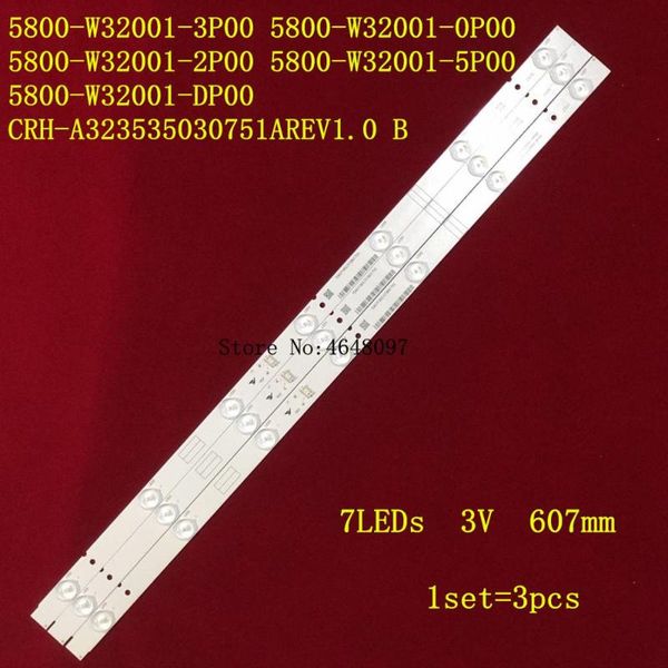 3 pcs led backlight strip for skyworth 32x3000 32e3000 32hx4003 32e3500 32e360e 5800-w32001-3p00 0p00 crh-a323535030751arev1
3 pcs led backlight strip for skyworth 32x3000 32e3000 32hx4003 32e3500 32e360e 5800-w32001-3p00 0p00 crh-a323535030751arev1
