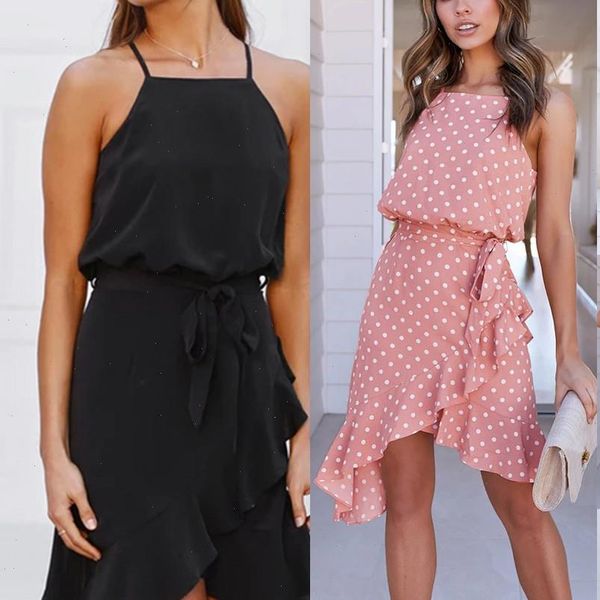 35 women boho polka dot print sleeveless strappy long evening party dress beach dress summmer leisure sundress, Black;gray
35 women boho polka dot print sleeveless strappy long evening party dress beach dress summmer leisure sundress, Black;gray