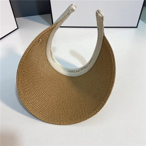 open straw hairpin hat women's summer net red sun hat versatile cap without top, Black;white
open straw hairpin hat women's summer net red sun hat versatile cap without top, Black;white