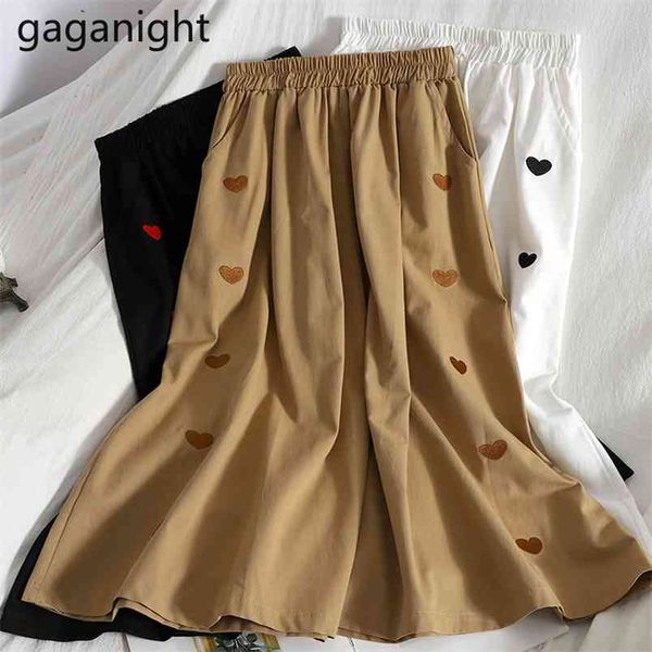 women skirt summer embroidery heart print pleated midi s casual pockets elastic high waist a line femme 210601, Black
women skirt summer embroidery heart print pleated midi s casual pockets elastic high waist a line femme 210601, Black
