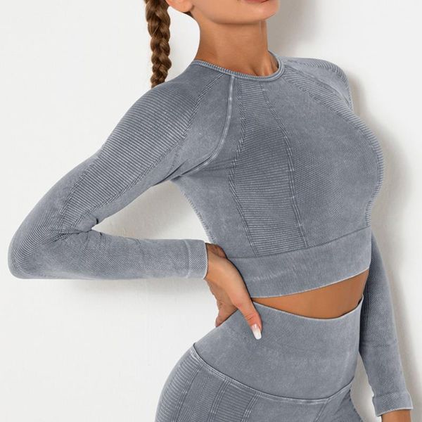 yoga outfit seamless fitness long sleeve women gym crop running shirts clothing workout quick dry sportswear
yoga outfit seamless fitness long sleeve women gym crop running shirts clothing workout quick dry sportswear