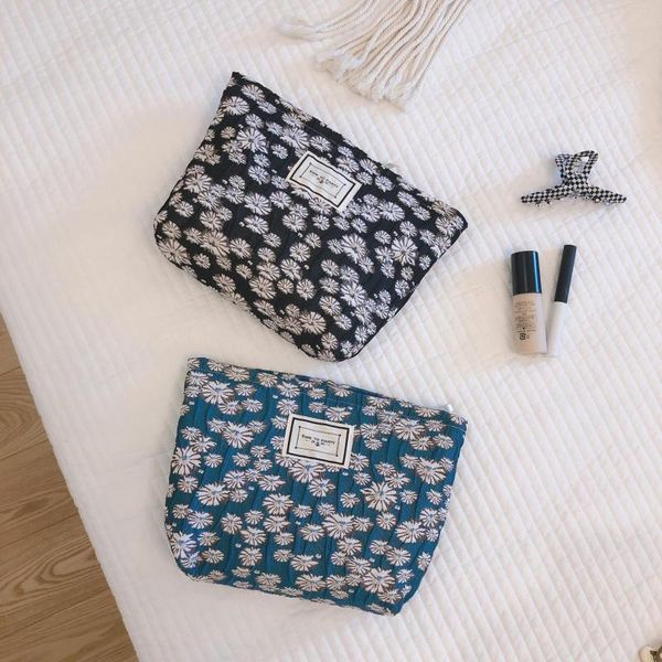 cosmetic bags & cases embossed daisy bag women travel makeup organizer jacquard fabric zipper pouch korean floral beauty case
cosmetic bags & cases embossed daisy bag women travel makeup organizer jacquard fabric zipper pouch korean floral beauty case